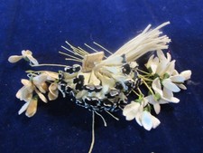 Vtg Millinery Flower Lot Collection Ivory w/Velvet 3/4" Snowdrop w/Primros H5342