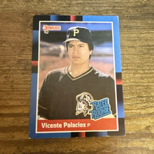 Donruss 1988 Rated Rookie Vicente Palacios #45 Pittsburgh Pirates Baseball Card. rookie card picture