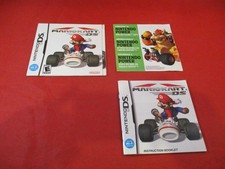 Mario Kart Nintendo DS EMPTY Sleeve Case  Instruction Manual  NO GAME   