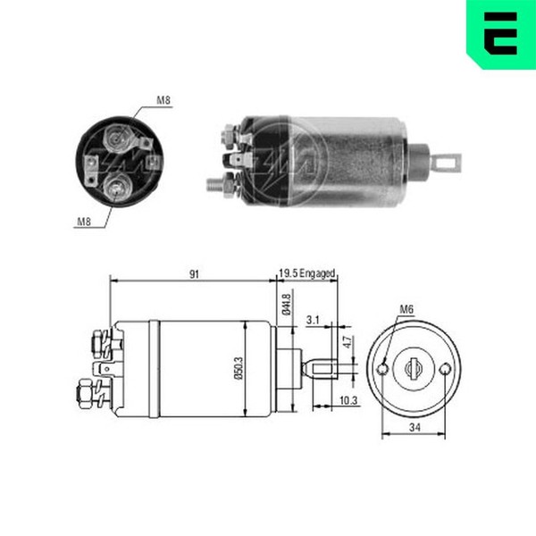 ERA Magnetschalter, Starter ZM522 FüR NSU Skoda VW-image