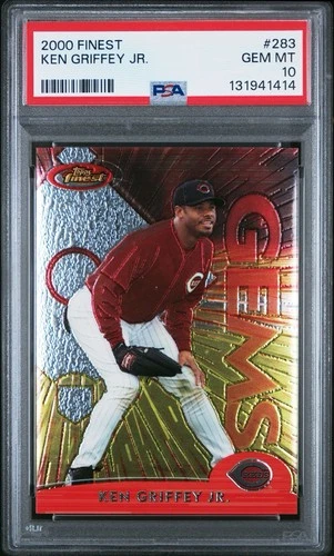 2000 Topps Finest Ken Griffey Jr PSA 10 #283
