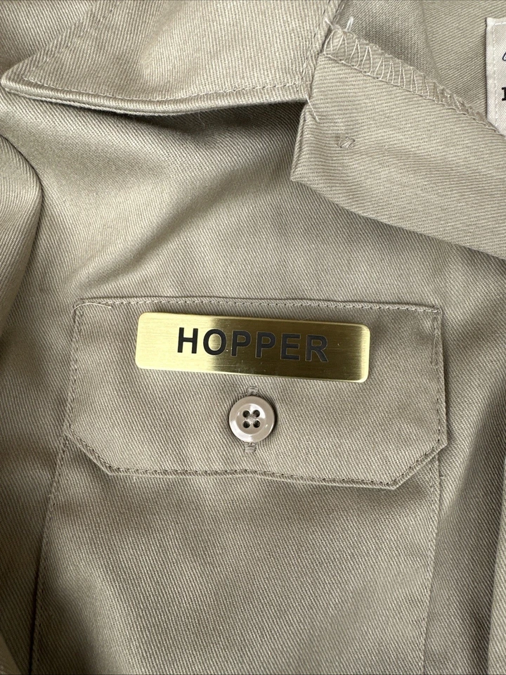 Camisa Dickies Stranger Things Hopper Manga Larga Bronceada Niños M 10/12 Halloween Foto 3 de 4