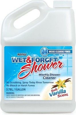 Multi-Surface Shower Cleaner - No Scrub, 128 Fl Oz, Scented Vanilla, Bleach-Free