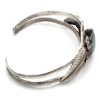 Southwest Sterling Turquoise Hand Stamped 6-6.25" Cuff Bracelet Lot of 4#S5582-5 — photo 5