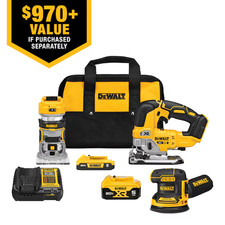 DEWALT DCK307D1P1 20V MAX XR 3-Tool Brushless...