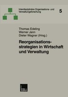 Reorganisationsstrategien In Wirtschaft Und Verwaltung Werner Jann