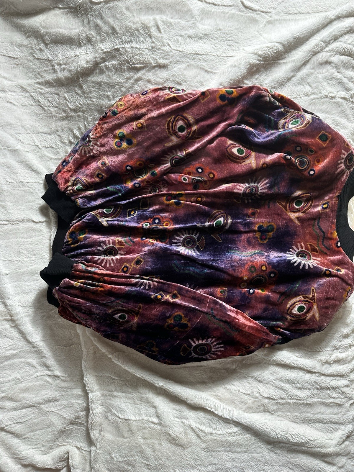 Efecti multicolor geometric bomber jacket full zi… - image 3