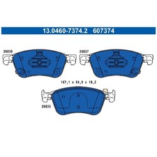 Satz Bremsbeläge Bremsklötze vorne für Renault Austral Megane | 24387273