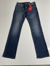 Lucky Brand Stretch Jeans Sweet Mid Rise Straight Dark Blue Curry Women's 6/28 R