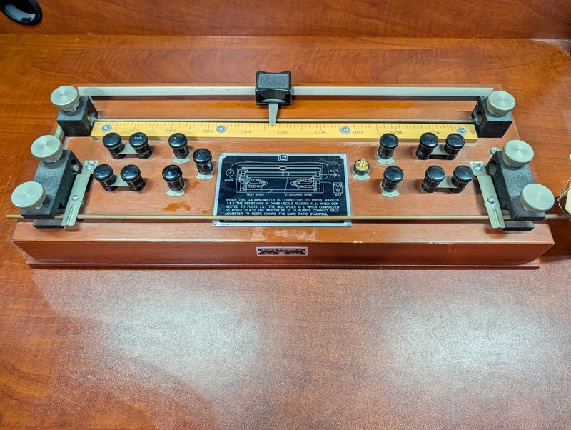 Leeds & Northrup Galvanometer Cat No. 4340 Wheatstone Resistance Bridge