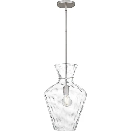 Brushed Nickel  Pendant from the Hollis Collection - Picture 3 of 6