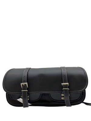 DEGNER Leather Side Bag (Black)