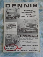 Dennis Refuse Collectors brochure undated UK market