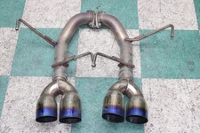 15-21 Wrx Axle Back Dual Muffler Delete Quad Burnt Blue Exhaust Tips Pair 15-21 Wrx Axle Back Dual Muffler Delete Quad Burnt Blue Exhaust Tips Pair