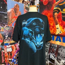 Vintage 90s Carolina Panthers Pro Player NFL Football T Shirt Sz 2XL