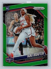 2025 Panini Prizm WNBA #72 Kiki Iriafen Green Prizms
