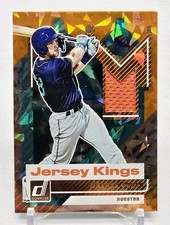 2025 Donruss Baseball WALKER JANEK Jersey Kings Orange Ice Houston Astros #JK-WJ