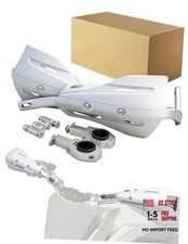 Dirt Bike Hand Guards Universal for 7/8" 22mm 1 1/8" 28mm Bar white