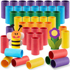100 Packs Cardboard Tubes for Crafts, Thick Toilet Paper Rolls Empty for Kids Cl