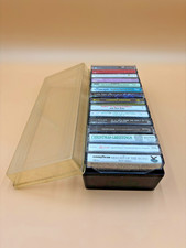 Vintage Cassette Tape Lot of 15 W/Case Mixed Genres Dion Kirby Line Lang Oslin