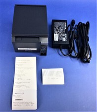 EPSON TM-T70II M296A Thermal POS Receipt Printer w/ Power USB, PS-180 adpt, Cord