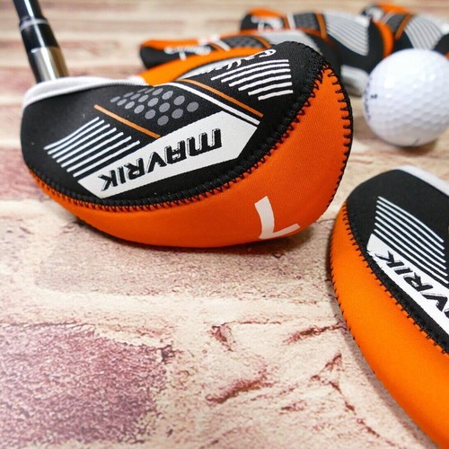 Golf Iron Club Your Own Callaway MAVRIK Head Cover Orange & Black 11 Pcs One Set - Picture 16 of 24