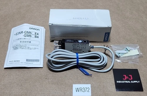 *BRAND NEW* Omron E3XR-GM5GE4 Photoelectric Switch 12-24Vdc 2M Cord + Warranty!