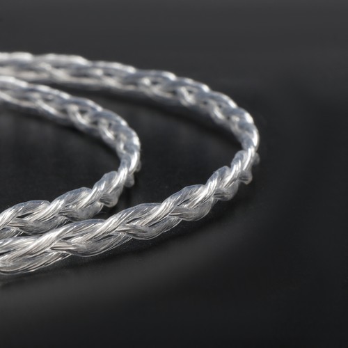 3AG 3Cores Braided HiFi Audio Cable Ground Lead Wire with Rhodium Plated Spade - Picture 12 of 15