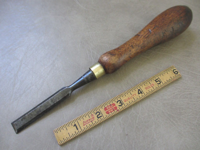 Vintage Wards Master 1/2'' Woodworking Bevel Edge Socket Chisel