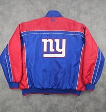 Veste Vintage NY Giants NFL Jacket, Rouge et Bleu - Taille XL