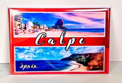 Calpe  Alicante  Kühlschrankmagnet- Calp  Alicante Souvenir
