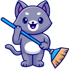 30 Custom Purrfect Cleaner Personalized Address Labels