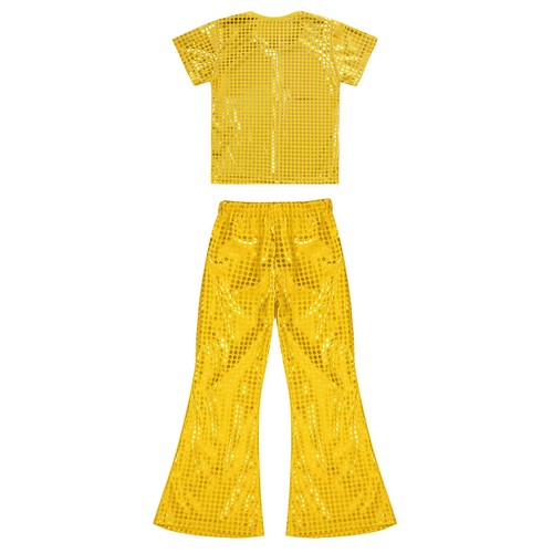 Abiti svasati per bambini ragazze vestito festa set ragazzi costume abbigliamento danza jazz - Foto 19 di 64
