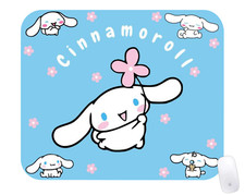Custom Mouse Pad Personalized Photo Office Desk Mat White Cinnamoroll Puppy