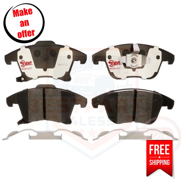 Juego de 2 pastillas de freno delanteras Raybestos EHT1653H para Ford Fusion 2013-2016 Foto 2 de 3