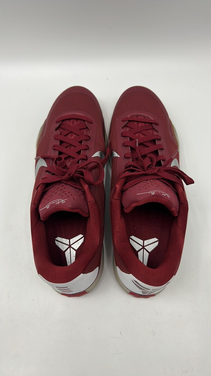 Nike Kobe X 10 TB Lower Merion Maroon Red Silver Men's Size 17