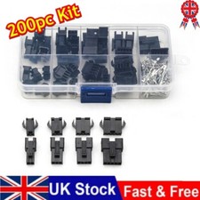 200pcs 2/3/4/5 Pin 2.54mm JST SM series Disconnectable Crimp style connectors