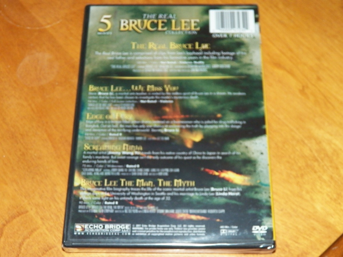 THE REAL BRUCE LEE COLLECTION 5 Movies Martial Arts Film DVD