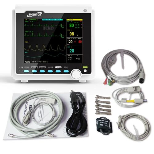 CONTEC 6-Parameter Vital Signs Patient monitor Cardiac Machine,dog/cat/sheep - Picture 10 of 10