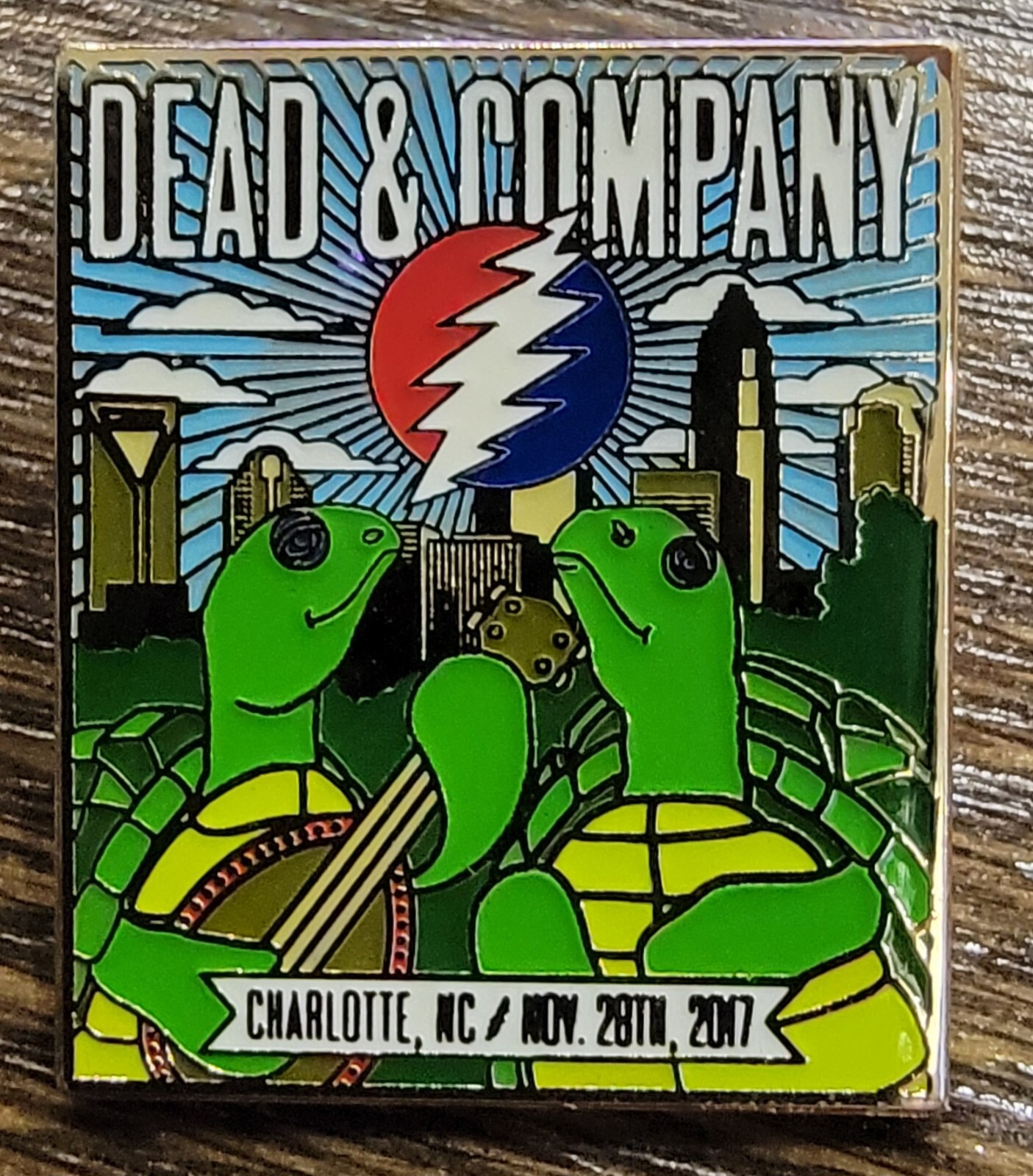 Dead And Company Pin Charlotte North Carolina 2017 Official Pin Brand