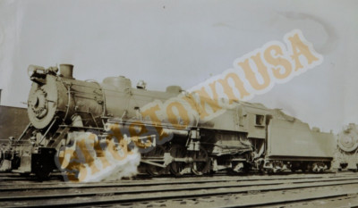Vtg Train Photo 7181 Steam Engine Pennsylvania RR 2-10-2 Indianapolis ...