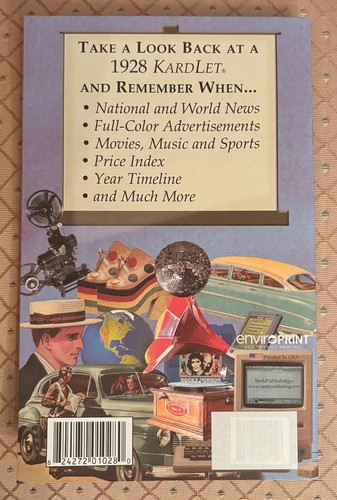 1928 Remember When ... A Nostalgic Look Back In Time Kardlet - Picture 2 of 2