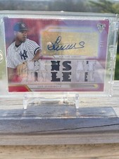 2018 Topps Triple Threads Luis Severino Ruby 1/1 Relic/ Auto 