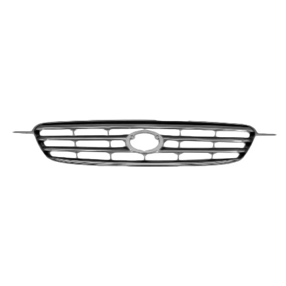 New Front Grille & Fog Lamp Cover Black & Gray 3PC For 2003-2004 TOYOTA COROLLA - Imagem 2 de 4