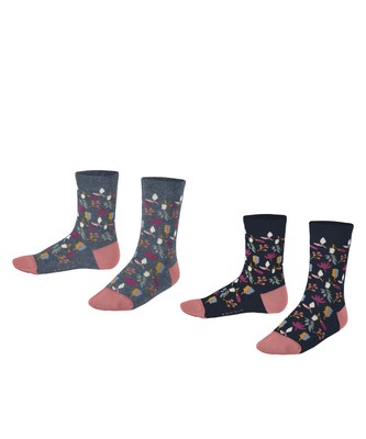 Esprit Kinder Woodland 2-Pack Socken Blickdicht Baumwolle (Bio)