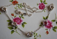 Lovely Sterling Silver Necklace With Loops Lovely Sterling Silver Necklace With Loops