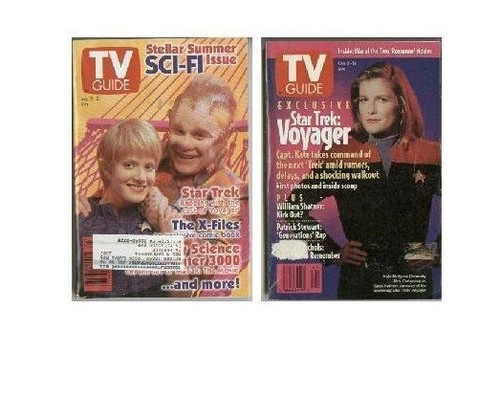 12 STAR TREK TV GUIDE back issue lot Enterprise / Voyager / Deep Space 9 / TOS - Picture 3 of 4