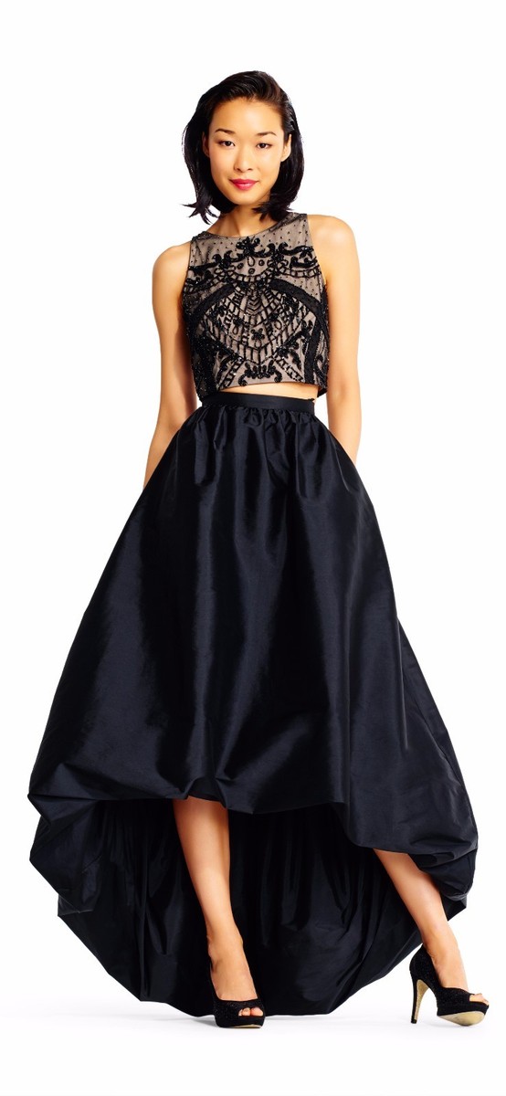 adrianna papell beaded halter cocktail dress & BALL GOWN SKIRT SET sz 6 structured lines as well category: Womens/Clothing Halloween Costumes with Black Color:Wine*