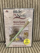 FolkArt One Stroke Reverse Painting With Donna Dewberry DVD Instructional NEW