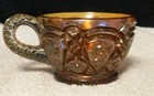  Imperial Glass  1909c. "Fashion " Punch Cup in Smoke with Marigold Overlay — photo 3